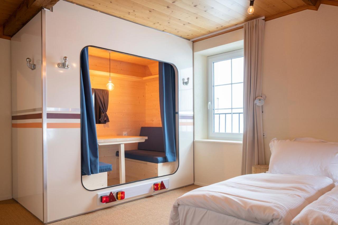 Peanut Mountain Lodge & Le Communal Val d'Illiez Bagian luar foto